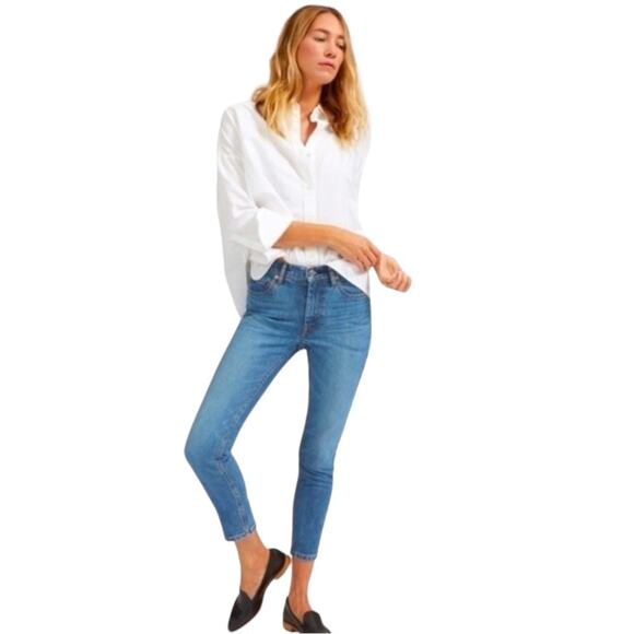 Everlane Mid Rise Skinny Stretch Jeans Size 27 - Picture 1 of 7
